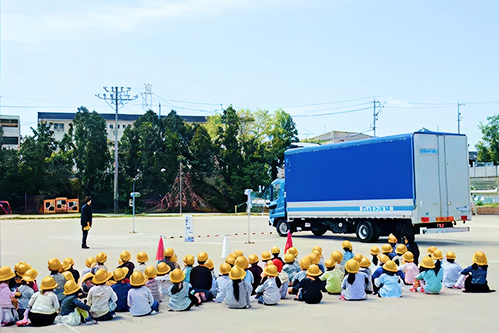 交通安全教室の写真