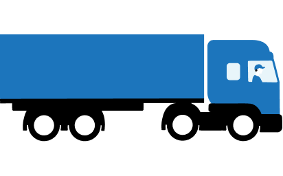 トラックのイラスト
