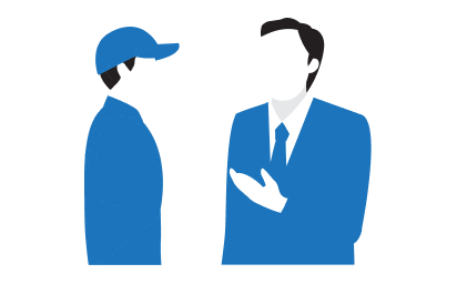 管理職のイラスト